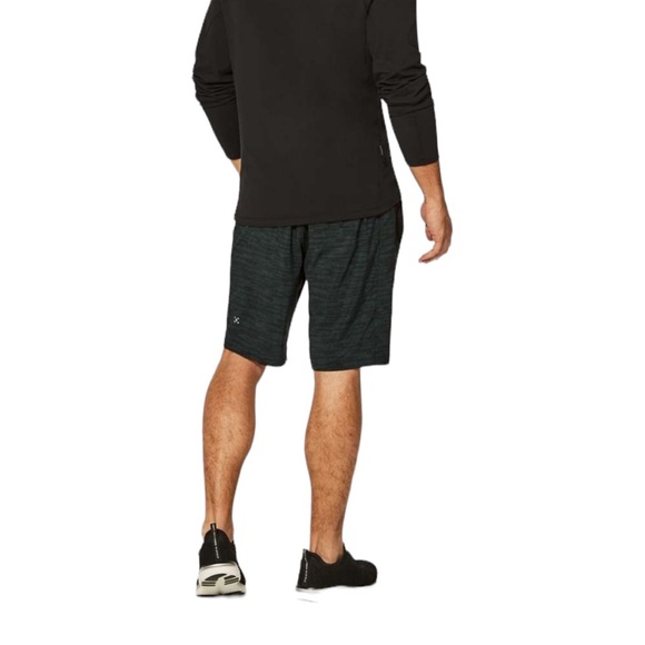 Lululemon T.H.E. Short Luxtreme Liner 9" Amplified Dark Emerald Black Mens Med - Picture 2 of 13